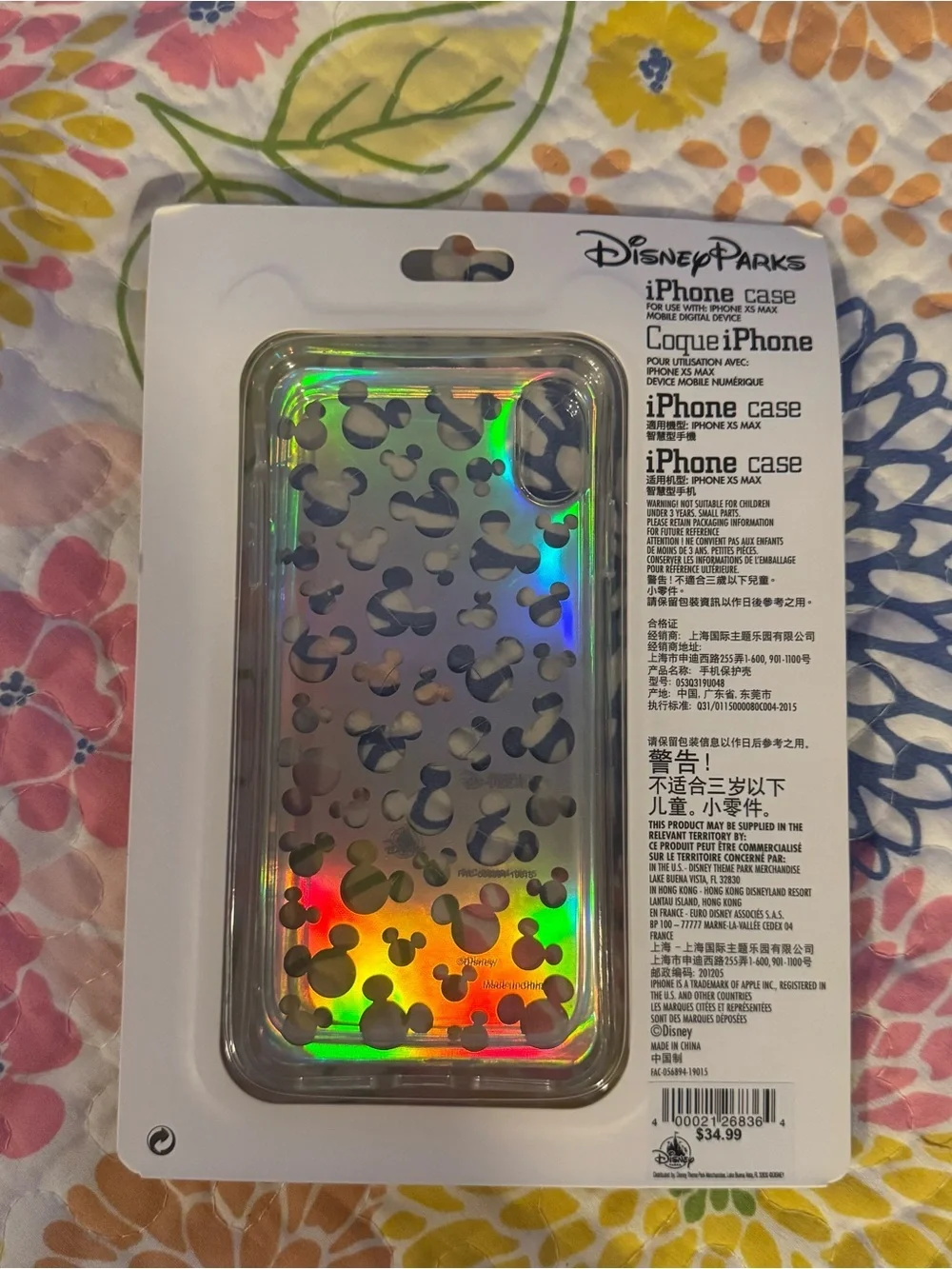 New Disney Mickey iPhone XS case